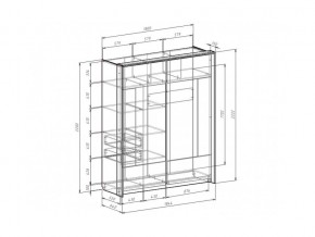 Шкаф-купе 1800 Либерти в Копейске - kopejsk.mebel74.com | фото 4