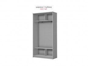 Шкаф-купе Хит 23-4-12/2-11 с разделителями в Копейске - kopejsk.mebel74.com | фото 3