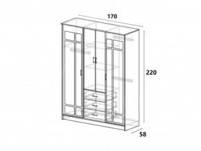 Шкаф купе Лорд венге-лоредо в Копейске - kopejsk.mebel74.com | фото 2