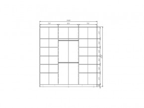 Шкаф-купе Max МШ-25-6-24/2-222 пленка Oracal светло-серая в Копейске - kopejsk.mebel74.com | фото 2