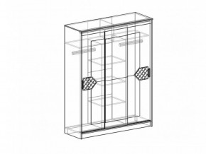 Шкаф купе Николь-3 ясень шимо-лиственница темная в Копейске - kopejsk.mebel74.com | фото 2