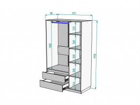 Шкаф Malta light H298 Белый в Копейске - kopejsk.mebel74.com | фото 2