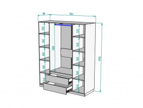 Шкаф Malta light H302 Белый в Копейске - kopejsk.mebel74.com | фото 2