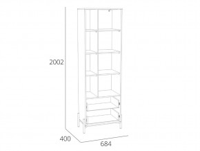 Шкаф Нуар НМ 011.78 в Копейске - kopejsk.mebel74.com | фото 2