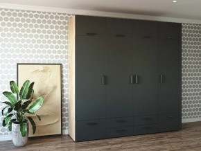 Шкаф распашной 2400К Антрацит в Копейске - kopejsk.mebel74.com | фото