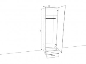 Шкаф распашной Ш619ЯМА Мокко в Копейске - kopejsk.mebel74.com | фото 2