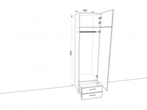 Шкаф распашной Ш639ЯМК Антрацит в Копейске - kopejsk.mebel74.com | фото 2