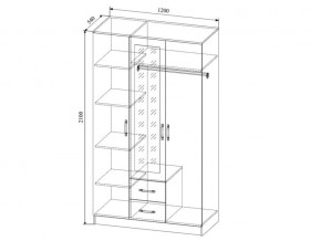 Шкаф Софи СШК1200.1 трехдверный в Копейске - kopejsk.mebel74.com | фото 2