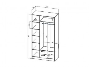 Шкаф трехстворчатый Коста-Рика в Копейске - kopejsk.mebel74.com | фото 2