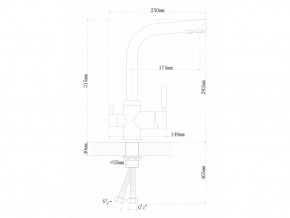 Смеситель Dr. Gans Акцент в Копейске - kopejsk.mebel74.com | фото 2