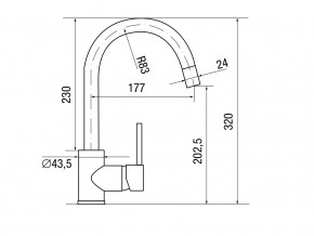 Смеситель Logic LM2101 в Копейске - kopejsk.mebel74.com | фото 2