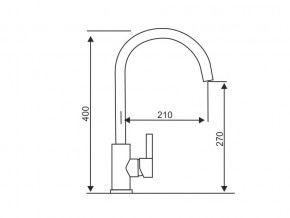 Смеситель Logic LM2102 Stainless Steel в Копейске - kopejsk.mebel74.com | фото 2