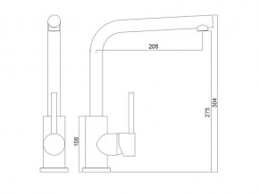 Смеситель Logic LM2103 хром в Копейске - kopejsk.mebel74.com | фото 2