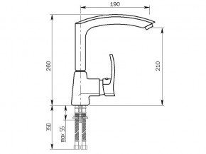 Смеситель MS-002 в Копейске - kopejsk.mebel74.com | фото 2