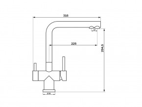 Смеситель Sprint Logic LM2192 Stainless Steel в Копейске - kopejsk.mebel74.com | фото 2