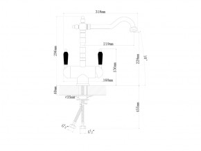 Смесители Florentina Ария бронза в Копейске - kopejsk.mebel74.com | фото 2