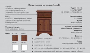 Спальня Кентаки каштан в Копейске - kopejsk.mebel74.com | фото 2