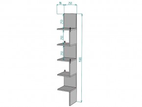 Стеллаж S101 в Копейске - kopejsk.mebel74.com | фото 3