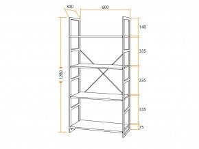 Стеллаж WS-01 в Копейске - kopejsk.mebel74.com | фото 3