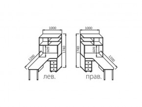 Стол для компьютера-2 СК-2 ЛДСП в Копейске - kopejsk.mebel74.com | фото 2