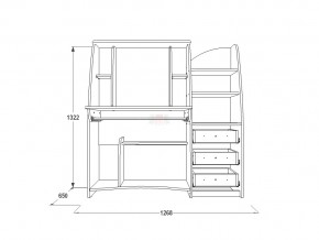 Стол компьютерный СК 1 венге/млечный дуб в Копейске - kopejsk.mebel74.com | фото 3