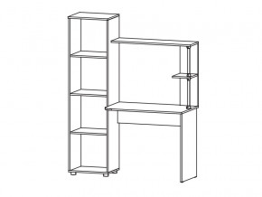 Стол компьютерный Юниор-3 цемент светлый/темный в Копейске - kopejsk.mebel74.com | фото 2