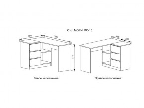 Стол Мори МС-16/2 УНИ в Копейске - kopejsk.mebel74.com | фото 2