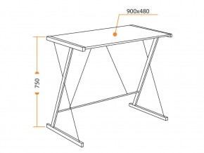 Стол WD-09 concrete в Копейске - kopejsk.mebel74.com | фото 2