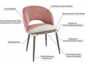 Стул Моли велюр синий в Копейске - kopejsk.mebel74.com | фото 2