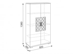 Тумба 2 двери М13 Тиффани в Копейске - kopejsk.mebel74.com | фото 2