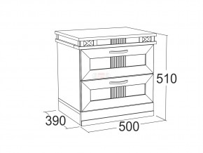 Тумба с 2-мя ящиками Ольга 18 в Копейске - kopejsk.mebel74.com | фото 2