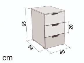 Тумба Svogen графит-белый в Копейске - kopejsk.mebel74.com | фото 2