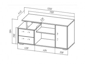 Тумба ТВ Лацио Ясень шимо в Копейске - kopejsk.mebel74.com | фото 2