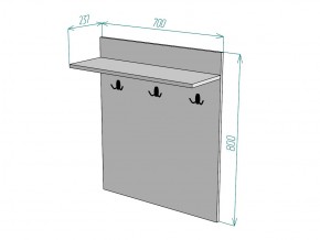 Вешалка Лофт V12 в Копейске - kopejsk.mebel74.com | фото 3