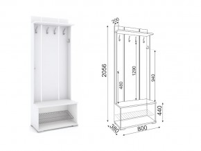 Вешалка с открытой полкой М31 Тиффани в Копейске - kopejsk.mebel74.com | фото