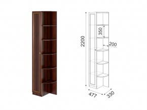 Угловой пристрой левый Беатрис модуль 13 Орех гепланкт в Копейске - kopejsk.mebel74.com | фото